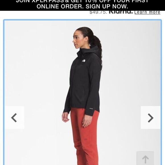 The North Face West Basin Waterproof Hyvent Hooded Jacket TNF Black M - Picture 4 of 16